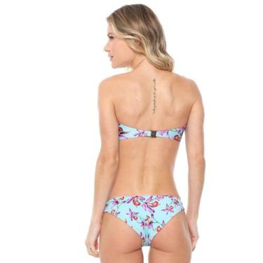 Imagem de Biquíni sem alça St.Barth - Cia Marítima, Azul_claro_estampado, P