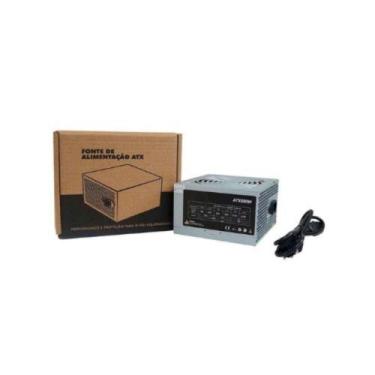 Imagem de Fonte Atx 500w Real Bpc/5350-m 24 Pinos Com Cabo O&m - Brazil PC, Bivo