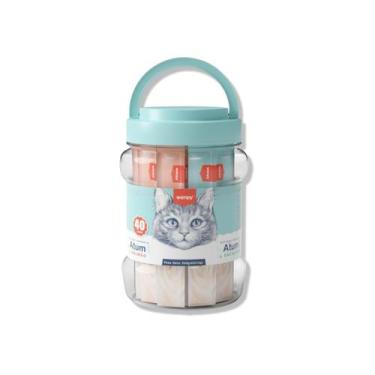 Imagem de Petisco para Gatos Wanpy Creamy Sabores Atum e Salmão e Atum e Bacalha