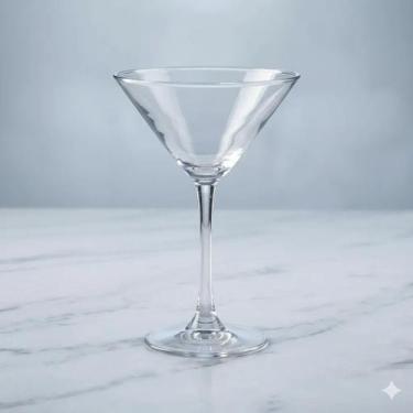 Imagem de Jogo 2 Taças Coquetel Martini 220ml Vidro Enoteca Drink Transparente -