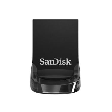 Imagem de Pendrive Sandisk Z430 Ultra Fit 128GB USB 3.2 Velocidade 130MB-s Design Compacto Preto
