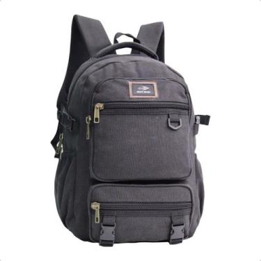 Imagem de Mochila Casual Mormaii Canvas 25L Compartimento Notebook Cinza