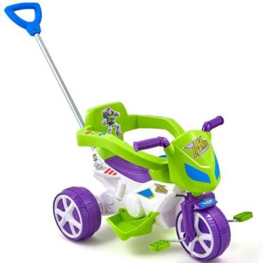 Imagem de Triciclo Moto Rider Infantil Buzz Lightyear com Empurrador e Pedal  Pa
