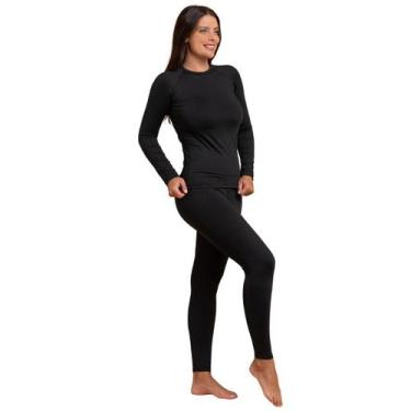Imagem de Conjunto Frio Blusa e Calça Roupa Térmica Segunda Pele Quente - Hype K