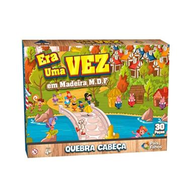 Imagem de Pais & Filhos - Quebra Cabeça Era Uma Vez - 30 Pçs - Madeira, Pais & Filhos, Sortido