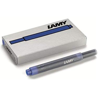 Imagem de Cartuchos de tinta para caneta-tinteiro Lamy T10 - Pacote com 10 (50 cartuchos), Blue Black