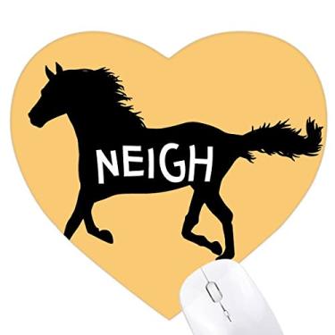 Imagem de Mousepad de borracha para corrida Dash Neigh Heart Tapete de jogo escritório