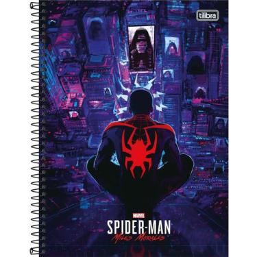 Imagem de Caderno Espiral Spider Man Capa Dura 1 Matéria 80 Folhas Sa - Tilibra