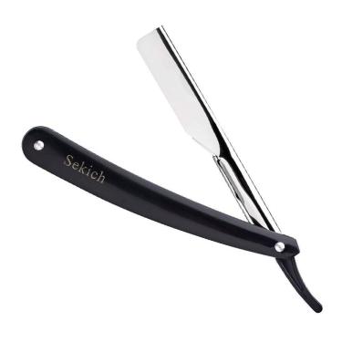 Imagem de Navalhete Inox Navalha Para Barbear Profissional Sekich