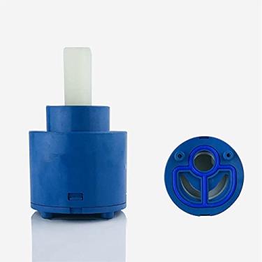 Imagem de Cartucho de torneira misturadora de substituição de cartucho de disco de cerâmica, torneira interna quente e fria, válvula de pia de banheiro para torneira de cozinha de banheiro