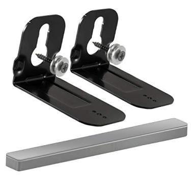 Imagem de Wall Mount Bracket for Samsung Soundbar HW-T510 HW-T450 HW-T550 HW-T650 HW-T410 HW-S60A HW-A550 HW-B450 HW-Q800B HW-Q60R HW-Q70R HW-MS57C HW-MS6500 HW-MS6511 HW-MS660 HW-MS661 HW-H450 HW-J355 HW-J450