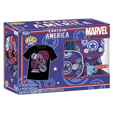Imagem de Funko POP! Collector's Box: Captain America Marvel Patriotic Age POP & Tee (Exclusive) XXL
