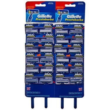 Imagem de Aparelho de Barbear Prestobarba Regular Cartela com 24 Unidades, Gillette, Gillette