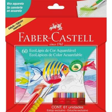 Imagem de Lápis De Cor Aquarelável 60 Cores Faber Castell - Faber-Castell