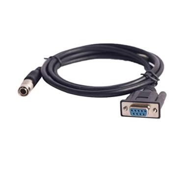 Imagem de Cabo de dados para download da porta do conector COM para estação total Pentax