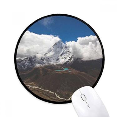 Imagem de Blue Sky Tapete de mouse para escritório com paisagem de natureza e ciência florestal para computador