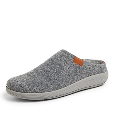 Imagem de Dearfoams Tênis feminino original Comfort Annie Clog, Cinza, 37