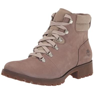 Imagem de Timberland Botas Ellendale Femininas para Caminhada, Nobuck castanho-acinzentado, 6
