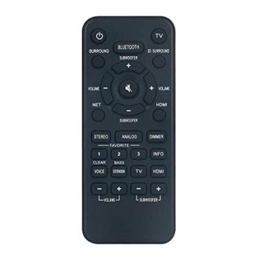 Imagem de VAH0130 Controle remoto substituído adequado para sistema surround frontal Yamaha ATS-4080 MusicCast Bar 400 YAS-408 YAS408BL Soundbar 3D Surround Sound