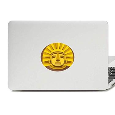Imagem de Adesivo Egito Abstrato Faraó Dourado Emblema Vinil Adesivo Laptop Notebook Decalque
