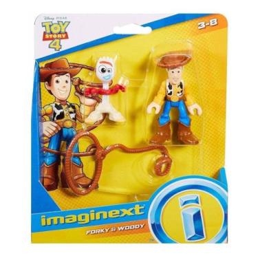 Imagem de Imaginext Toy Story 4 Forky E Woody Gbg90 - Mattel