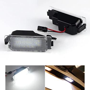 Imagem de MALOOS 2 pçs livre de erros LED número da placa de licença lâmpadas de luz Para Edge 2007-2014 Escape 2008-2012 Mercury Mariner 2007-2011