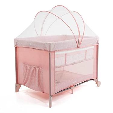 Imagem de Cosco Kids, Berço Nanny, 0 a 18kg, Rosa Rajado