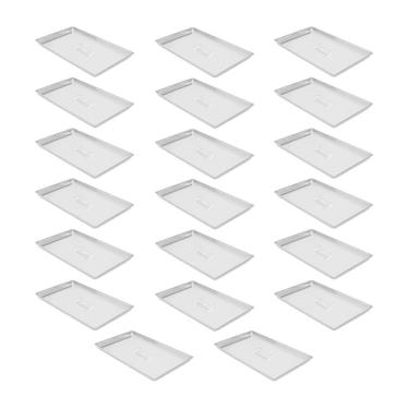 Imagem de Kit - 20 Formas Assadeiras Lisa Estampada Alumínio Biscoito 60 X 40 X 2 - Imeca