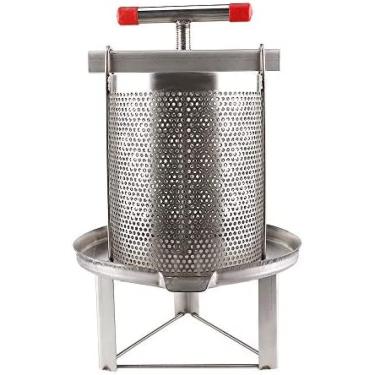 Imagem de Extrator De Mel Manual, Equipamento De Extração Profissional De Apicultura Em Aço Inoxidável 304, Ferramenta Centrífuga De Mel Comercial, Separador De Mel Giratório De Favo De Mel, Máquina De Pren