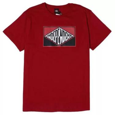 Imagem de Camiseta Independent Split Summit Front Vermelho