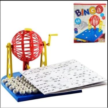 Imagem de Bingo com 48 Cartelas e Dispenser de Bolinhas