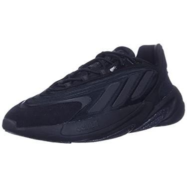 Imagem de adidas Originals Tênis feminino Ozelia, Núcleo preto/núcleo preto/carbono, 36