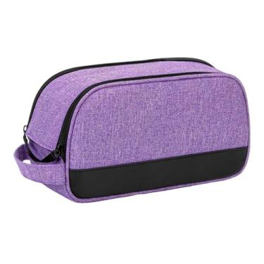 Imagem de Amagogo Bolsa de viagem Cpap Bolsa de transporte de viagem Acessórios leves, Organizador de transporte, com bolsos, Estojo organizador de armazenamento, Roxo