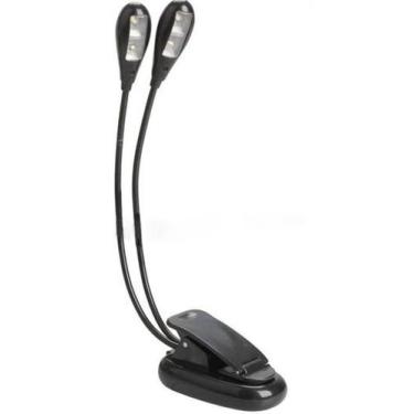 Imagem de Luminária De 4Leds,Dupla E Flexível P/Estante De Partitura - Aj Som Ac