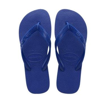 Imagem de Chinelo sandalia havaianas top original c/nota fiscal, Azul naval, 43/