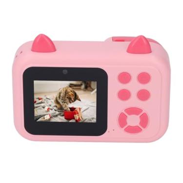 Imagem de Câmera Infantil para Impressão Instantânea de Foto, Câmera para Impressão Infantil, Gravação de Vídeo 1080P de Foto HD de 24 MP, Câmera de Vídeo Fotográfica Com Função de (Rosa)