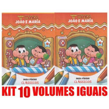 Imagem de João E Maria Livro Para Pintar Kit 10 Vols. Lembrancinha - Girassol