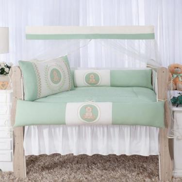 Imagem de Kit Berço Menino Americano Lateral 9 Peças - Beatriz Baby Enxovais, Ur