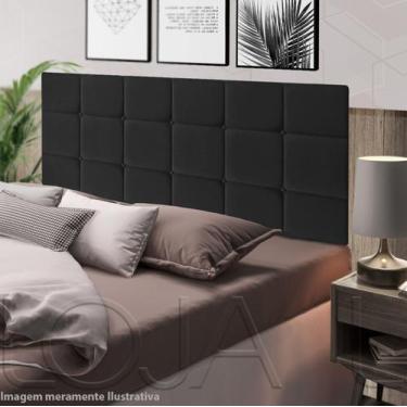 Imagem de Cabeceira Suspensa Almofada Cama Solteiro 140 cm Calipha - Magazine L,