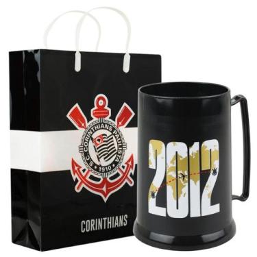 Imagem de Kit Caneca Gel Térmico Sacola 300ml Corinthians Mundial 2012 - Mileno
