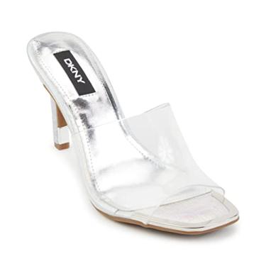 Imagem de DKNY Sandália feminina de salto alto com bico aberto, Bronx transparente, 8.5