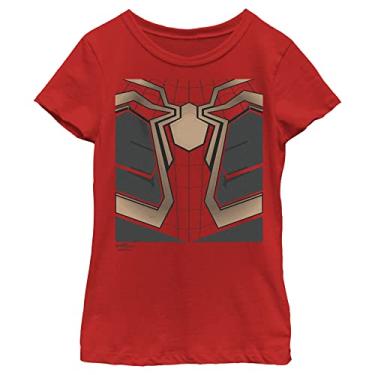 Imagem de Marvel Camiseta feminina Way Home Iron Spider-Man, Vermelho, PP