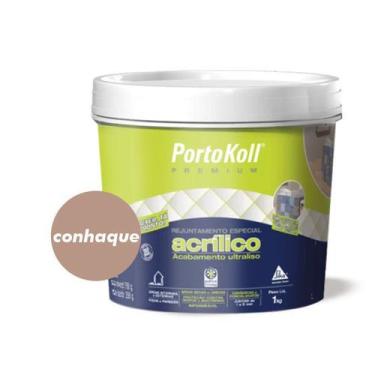 Imagem de Rejunte Especial Acrílico Cor Conhaque de 1kg Porto Koll