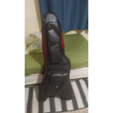 Imagem de Semi case guitarra Wild Razorback 130x51x9 capota marítima Pelucia - C