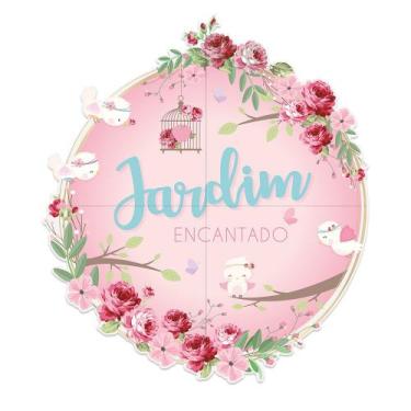 Imagem de Painel Redondo 4 Laminas Festa Jardim Encantado - Cromus - Rizzo