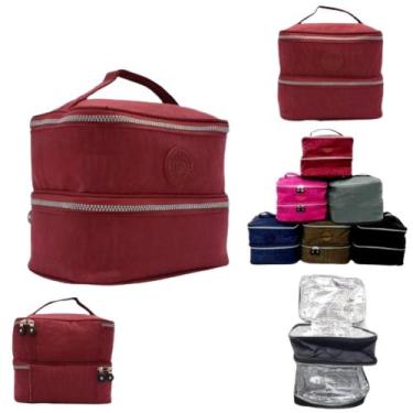 Imagem de Bolsa Lancheira Térmica 2 Compartimentos Quente E Frio Y3455 - Yida, V