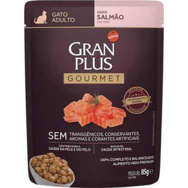 Imagem de Gran Plus Sache Gatos Gourmet Adulto Salmão - 85 Gr - AFFINITY PET CAR