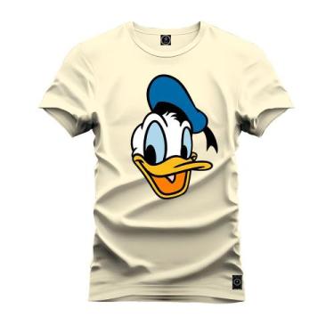 Imagem de Camiseta Algodão Confortável Premium Pato Donald - Nexstar, GG, Pérola