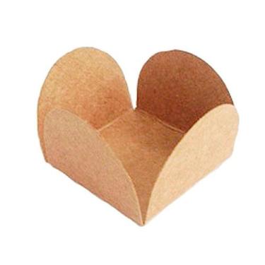 Imagem de Forminha para Doces 4 Pétalas (4cm x 4cm x 3cm) Kraft 50 unidades Assk