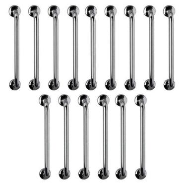 Imagem de Barra de Apoio 60cm Aço Inox Kit 15 Unidades Banheiro Box Idoso Gestan